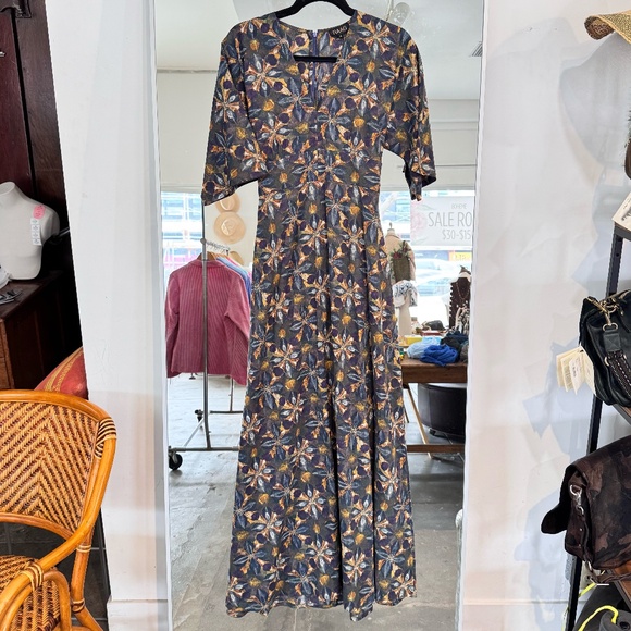 Raag V Neck Dress